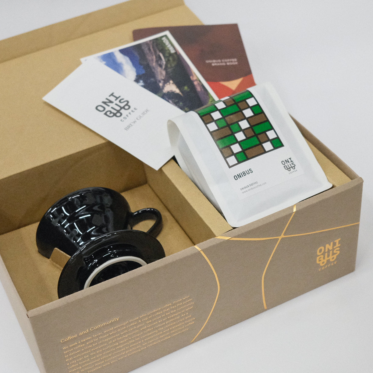 コーヒーギフト [オニバスブレンド&ドリッパーセット]